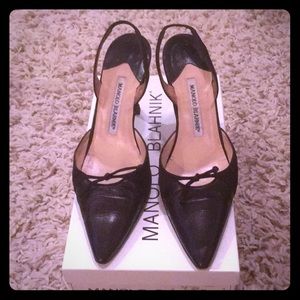 Manolo Blahnik Slingback Heels